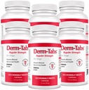 Derm Tabs Regular Strength for Dogs - Natural Oil, Vitamins, Minerals, and Antioxidants - Support Healthy Skin and Reduce Shedding - 720 Chewable Tablets