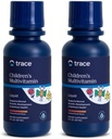 Trace Minerals | Kid's Multi | Liquid Multivitamin Supplement with Vitamin C, Zinc, & Minerals | Supports Healthy Bones and Immunity in Children | Natural Citrus Punch Flavor | 96 Servings, 8 fl oz (2 Pack)
