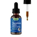 Animal Essentials Tranquility Blend for Dogs & Cats - Suplemento de calma, Valerian Root, Liquid Drops, Herbal Fórmula - 1 Fl Oz