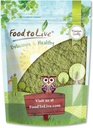 Comida para vivir - Alfalfa Powder, 8 onzas - Hecho de Raw Dried Whole Young Leaves,Vegan,Bulk,Great para hornear, Jugos, Smoothies, Shakes, Теа, y desayuno instantáneo Bebidas