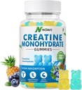 Cretina Monohydrate Gummies 5000mg para Hombres &amp; Mujeres, Chewables Cretina Monohidrato para la fuerza muscular, Muscle Builder, Energy Boost, Pre-Workout Suplemento(90 Conde)-Blueberry Pineapple