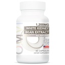 Fórmulas Omvi, Suplemento de Apoyo al Riñón, Bean Blanco Extracto 1,200 mg, Limpiado del Riñón para Hombres y Mujeres, Apoyo a la Salud del Tracto Urinario Normal, 60Capsules