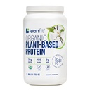 LeanFit Organic Plant-Based Protein Powder, Natural Vanilla Flavor - Vegan, USDA Organic Certified, Soy-Free, Gluten-Free, Dairy-Free, Sugar-Free, Non-GMO - 21g Protein, 19 Servings, 1.58 Pound Tub