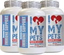 I LOVE MY PETS LLC Heart Health for Cats - CAT Immune Support - Booster - Healthy Supplement - cat Turmeric - 180 Treats (3 Bottles)