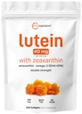 Micro Ingredientes Lutein " Zeaxanthin 40mg Softgels, 240 Cuenta, con Astaxanthin, Omega-3s, " Phospholipids ANTE Ojo + Visión Salud Vitaminas Silenciosos Tercera Parte Tested, No GMO, Gluten Gratis