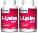 Jarrow Fórmulas L-Lysine, Asistencia en Metabolismo Protein, 500 Mg, 100 Cuenta (Pack of 2)
