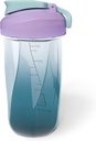 botella de batidor de proteínas Sujeta hasta 20 oz,Bola de amortiguación o Whisk,BPA gratis,Copa de Bebida Proteína portátil, botella de batidor para mezclar cócteles, moquetas (azul)