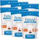 L-Lysine Soft Chews for Cats (60 Soft Chews) – Soporta Immune, Respiratory y Eye Health. Eases Sneezing, Runny Nose y Watery Eyes. Salmon Flavor - (6 Pack)