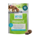 VetIQ Probiotic Supplement for Dogs, Digestive Support for Dogs, Nourishes Gut Bacterias and Supports Bowel Function, Hickory Smoke Flavor, Made in The USA, 60 Count