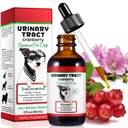 Urinary Tract for Dogs, Dog Urinary Tract Tratamiento de la Infección Drops Apoyo Vejiga, Kidney Stone y Dog UTI, Pet Supplies Health Care, Bacon Flavor- 60ml / 2.02oz