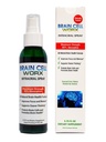 #1 Brain Health Booster in A Spray - Mejorar el enfoque y la memoria - Brain Cell Worx (Sublingual), All Natural - Pure Highest Grade Ingredients Alpha GPC (Choline), Ginkgo y Resveratrol