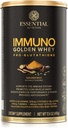 Inmuno de nutrición esencial Whey - Hidrolyzed Whey Protein Powder, Whey Protein Isolate, 18g Protein Por Serving, Amino Acids, Glutathione Production - Extracto Turmérico - Milk Dorado - 17.4oz