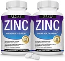 Zinc Supplement 50mg for Immune Support – Pure Natural Zinc Oxide to Boost Immune System, Skin & Antioxidant Support, High Potency Immunity Booster, for Men Women, 100 Tablets