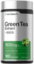 Horbäach EGCG Green Tea Extract Pills ← 180 Capsules  Max Potency ← Non-GMO &amp; Gluten Free Supplement
