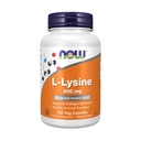 AHORA Alimentos Suplementos, L-Lysine (L-L-Lysine Monohidrocloruro) 500 mg, Aminoácidos, 100 cápsulas de verduras