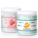 Kiala Nutrition Super Greens, Orgánica Greens Powder, Spirulina & Clorella Superfood Powder, Azúcar " Gluten Free Vegan, Spectra Blend, Watermelon " Tropical Slush 2 Pack