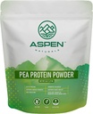 Aspen Naturals Pea Protein Powder 5 Lb – Crecimiento muscular, Digestión, Fullness & Heart Health Support ← Desarrollado, basado en plantas, libre de soja y gluten, no GMO, Vegan, Keto & Low Carb