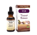 Amber NaturalZ TYD Thyroid Balance Herbal Suplemento para Perros, Gatos, Aves, Películas de Guinea y Conejos ← Herbal Pet Suplemento para la Salud de Tiroides TEN 1 Fluid Ounce Glass Bottle Ø Manufactured in The USA