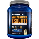 BodyTech Whey Protein Isolate Powder, French Vanilla Flavor, 25g Protein per Serving, High Concentrated Protein Powder with Amino Acids & BCAAs for Men and Women, Gluten Free, 1.5 lb, 23 Servings
