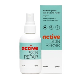 Reparación de la piel activa de primeros auxilios Healing Skin Spray - Natural &amp; No toxicico con ácido hipocloro para cortes menores, heridas, escrapes, sarpullidos, quemaduras solares, " Más, 3 oz