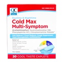 Calidad Día de Elección &amp; Noche Cold Max Multi-Síntoma, Frío &amp; Flu Medicine, Dolor de Dolor, Reductor de la fiebre, Supresor de la tos, Nasal Decongestant, 24 horas