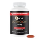 Qunol Ultra CoQ10 200mg, Ultra-High Absorption, Antioxidant, 60 Softgels