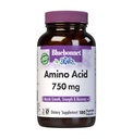 Bluebonnet Amino Acid 750 mg Vitamin Capsules, White, 180 Count