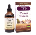 Amber NaturalZ TYD Thyroid Balance Herbal Suplemento para Perros, Gatos, Aves, Películas de Guinea y Conejos ← Herbal Pet Suplemento para la Salud Tiroidea TEN 4 Fluid Ounce Glass Bottle Ø Manufactured in The USA
