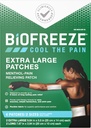 Biofreeze Overnight XL Pain Relief Patches, Arthritis Pain Reliever, Knee & Lower Back Pain Relief Patch, Sore Muscle Relief, Neck Pain Relief, FSA Eligible, 4 Biofreeze Menthol Patches