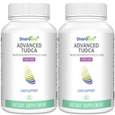TUDCA Liver Support Suplementos 1200 mg-Tercera Parte Tested-Bile Salts for Liver Detox Cleanse-High Strength Formula-Vegan Capsules for Liver,Gallbladder,Kidney Health,2 Bottle-120 Capsules