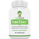 VitaMonk FenuTrax™ Fenugreek Extract Powerful 50% Fenugreek Seed Extract Standardized for Fenuside - High Furostanol Glycoside and Saponin Content When Compared to Testofen - 60 Capsules