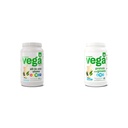 Pólvora orgánica todo en un solo pólvora vegetariana " Proteína y verdes pólvora de proteínas, vainilla - 20g Proteína vegetal basada más verduras