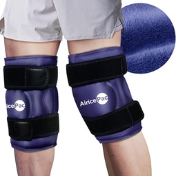 2 Ice Pack for Knee Pain Relief, Reusable Gel Ice Wrap for Injuries, Swelling, Knee Replacement Surgery, Cold Compresss Therapy for Arthritis, Meniscus Tear and ACL, Blue