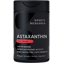 Investigación Deportiva Triple Strength Vegan Astaxanthin Suplemento de Algae - Softgels de base vegetal para la actividad antioxidante, Skin &amp; Eye Health - Non-GMO Verified, Made with Coconut Oil - 12mg, 60 Cuenta