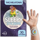 AVEELA Sleep Patches for Kids with Melatonin | Natural Sleeping Aid | Calm and Relax Patch to Sleep Better | Toxin-Free Sleeping Device to Support Quality Sleep and Reduce Fatigue | Baby Sleep Aid