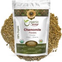 Organic Way Chamomile Flowers Powder (Matricaria chamomilla) Herbal Tea - European Wild-Harvest | Organic & Kosher Certified | Non GMO | USDA Certified | Origin - Albania (1/4 LB - 4 Oz)