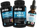 Pills de agua Diuréticos " Limphatic Drainage Suplementos - Natural Away Pills Water Retention &quot Organic Lymphatic Support Liquid Drops Cleanse - Fluid " Lymph System Support Suplemento Detox