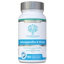 Ashwagandha & Shilajit - Ashwagandha KSM-66 1000mg & Purified Shilajit Extract 200mg (50% Fulvic Acid) - No Artificial fillers, Binders or Flow Agents - Suitable for Vegans