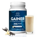 MRM Nutrición Gainer Proteína con Probióticos + Postbióticos ANTE Vanilla Flavored TEN 25g Protein ANTERIGEN Whey Concentrate + Isolate + micellar Casein habit Slow + Fast digesting habit with Digestive enzimas TEN 18 Servings