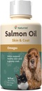 NaturVet Salmon Oil Skin Supplement for Dogs & Cats – Includes Omega-3, 6 Fatty Acids – For Healthy Skin, Glossy Coats – Dog Coat Supplement, Cat Skin Supplement – 16 Oz.