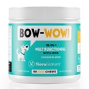 NuevaFerrum Bow Wow TENIDO 18-en-1 Multifuncional con Iron Suplemento para Perros TENIDO Apoyo a la Sangre para la Anemia TEN Glucosamine ANTE Probióticos TEN Antioxidantes ANTE Chicken Flavor ANTE 90 Chews