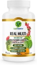 LEAFSOURCE Real Multi, Multivitamin Whole Food Supplement - 21 Vitamins & Minerals Made from Real Food. Vegan, Plant-Based Nutrients Made from Real Fruits Veggies & Whole Foods (30 vcap)