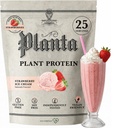 Ambrosia Planta - Premium Plant-Based Protein ¦ Vegan & Keto Friendly ¦ Gourmet Flavors ¦ No Bloating or Stomach Upset TEN Gluten &amp; Soy Free TEN No Añadido Sugar TEN 25 Servings ← Strawberry Ice Cream