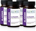 Ultranol Total Bladder Support - Natural Cranberry Supplement for Urinary Health, Overactive Bladder Control, Incontinence - Reduces Leaks and Urgency - 4 Bottles - 120 Capsules