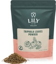 LILY OF THE VALLEY Triphala Powder - Mix of Amla, Haritaki & Bibhitaki - Fuente de India - Herbal Adaptogen Superfood - Vegan &amp; Gluten-Free - Empaquetado en bolsa resealable (4oz, 113g)