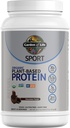 Jardín de vida Pólvora orgánica de proteína vegana con probióticos, BCAAs, NSF certificado, Gluten libre " Deporte, No GMO, Sport Protein Polvo, 19 Servimientos, Chocolate