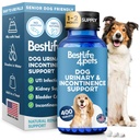 ITU de perros y soporte para el riñón, incontinencia natural " control de la vejiga para perros reduce el plomo involuntario, problemas del tracto urinario, aflojar piedras de la vejiga " mejora la salud del riñón de perros (400 pastillas)