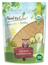 Food to Live Organic Amla Berry Powder (Amalaki), 8 Oz Non-GMO Indian Gooseberry, Raw, Pure, Finely Ground, Kosher, Vegan. Rich in Antioxidant, Vitamin C. Great for Smoothies, Shakes, Yogurt, Juices