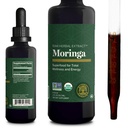 Global Healing Center - Organic Moringa Oleifera Extract Liquid Drops, Moringa Supplement-Vegan from Tree Leaves-Max Absorption of Vitamins and Minerals- More Potency Than Powder Form (2 Fl Oz)