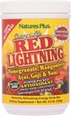 NaturesPlus Source of Life Red Lightning Energy Drink Powder - .5 lbs - Mixed Berry Flavor - Natural Energy Boost - with Whole Foods, Antioxidants & Red Superfoods - Gluten-Free - 38 Servings